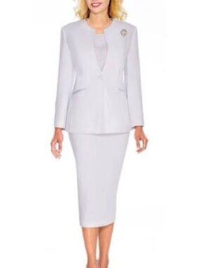 Nina Massini Renova Single Button Women’s Church 3PCS Suit Size 6